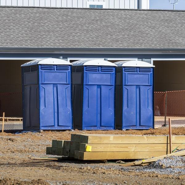 Heavy-duty construction site porta potty in Camden, Arkansas